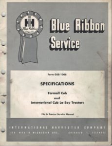 IH-Blue-Ribbon-Service-GSS-1008-Specifications