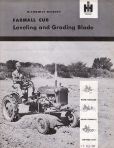 IH-Farmall-Cub-Leveling-Grading-Blade