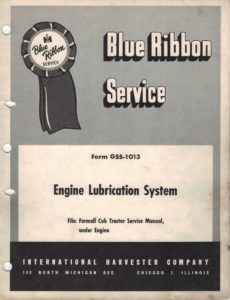 IH-Blue-Ribbon-Service-GSS-1013-Engine-Lubrication-System